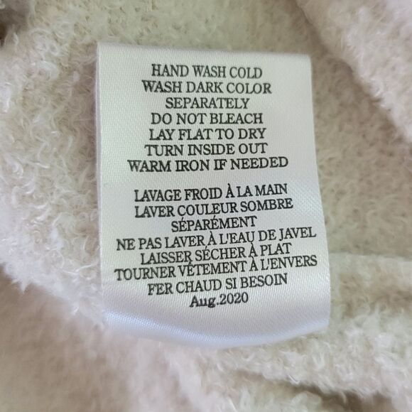 Z Supply Women's Bone Long Sleeve Kacey Feather Hoodie - Picture 15 of 16